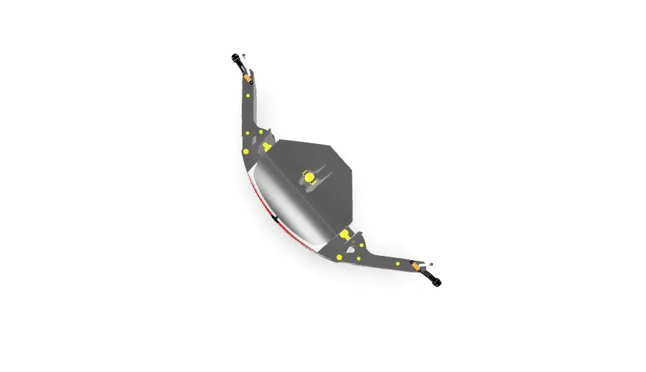 parachoques de seguridad delantero para tractor